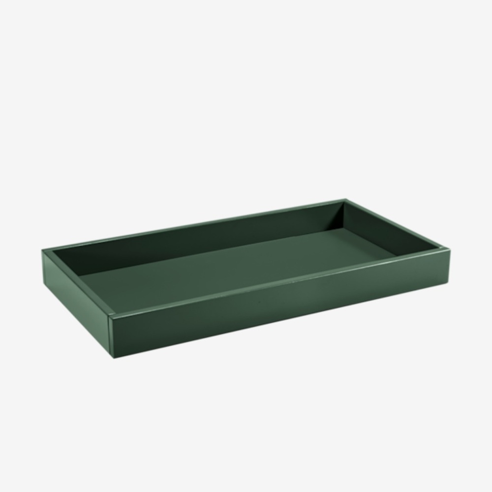 Sleek Forest Green Changing Tray